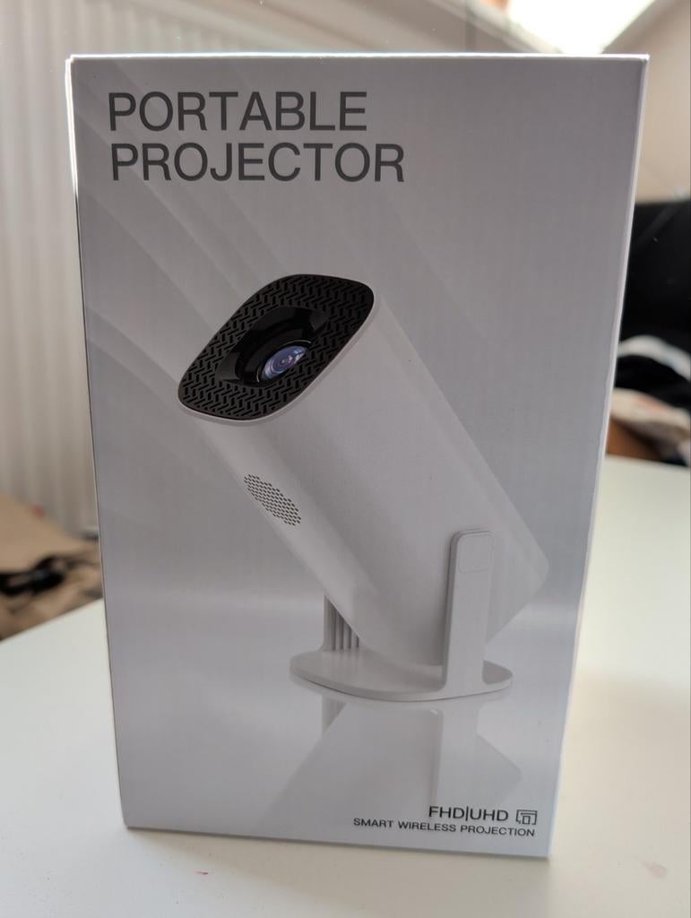 Nieuwe draagbare projector – ongebruikt – smart - Full HD, Audio, Tv en Foto, Beamers, Overige technologieën, LuniaWorks, Nieuw