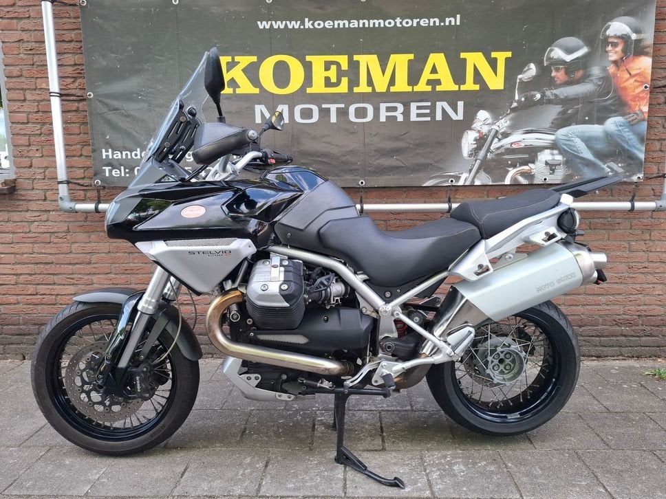 MOTO GUZZI STELVIO 1200 (bj 2008) 25022 Km garantie, 2 cilinders, Motorrijbewijs A, Bedrijf, Meer dan 35 kW