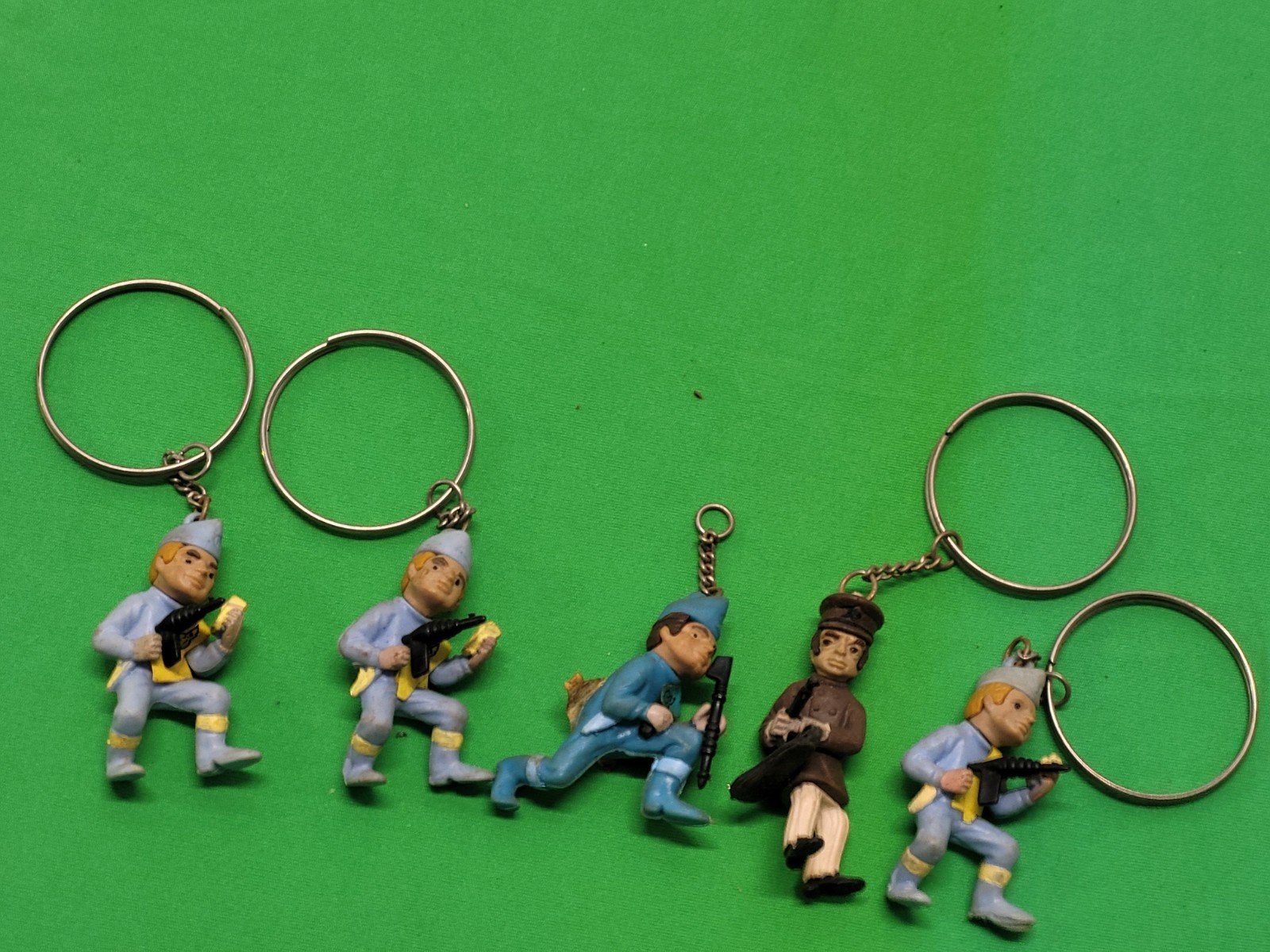Vintage sleutelhangers soldaten, Verzamelen, Sleutelhangers, Ophalen of Verzenden, Gebruikt, Knuffel of Figuurtje