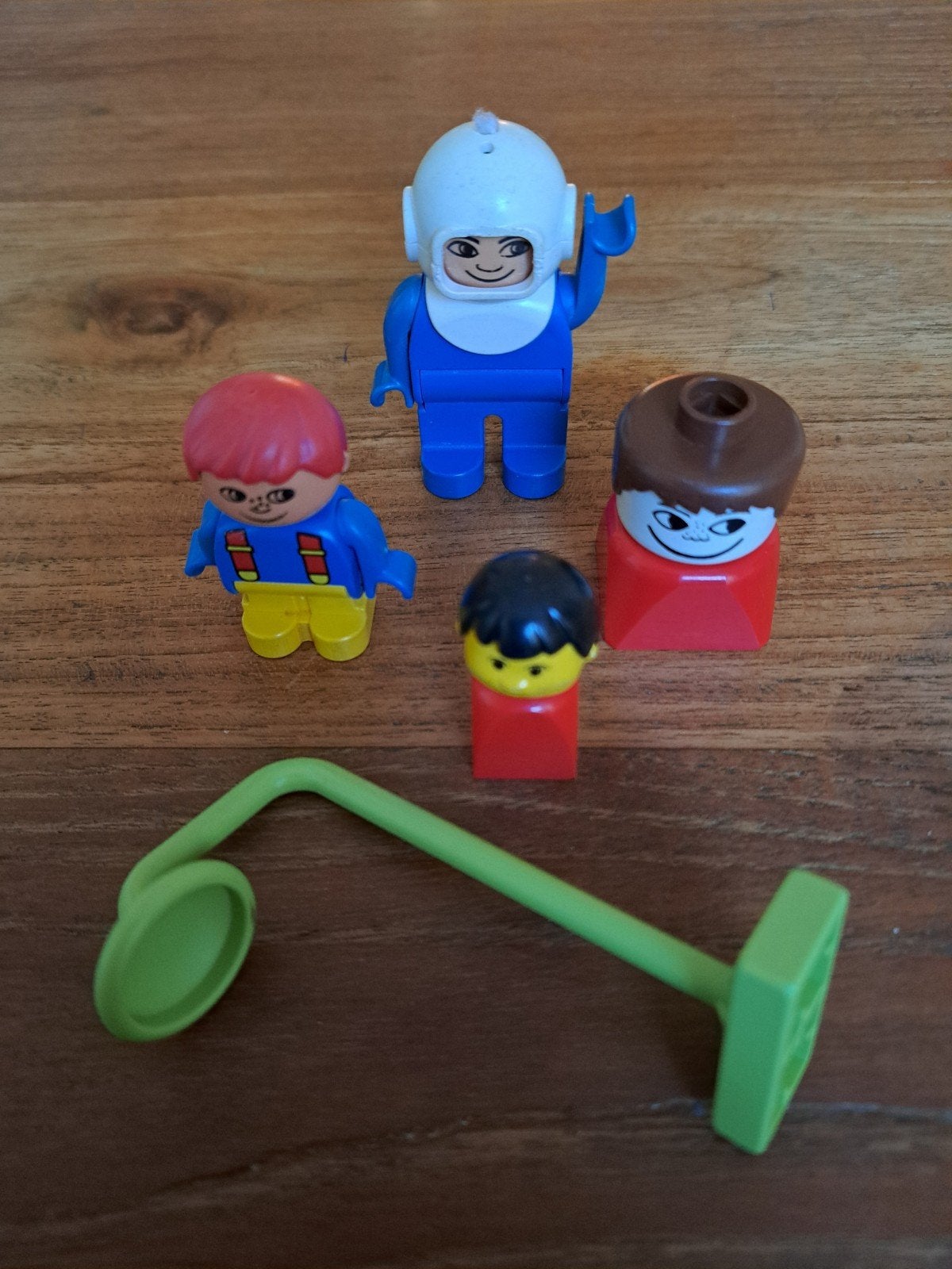 Partij Vintage Lego Duplo Figuren en Douchekop 70's en 80's, Ophalen of Verzenden, Gebruikt, Minifiguur, Duplo
