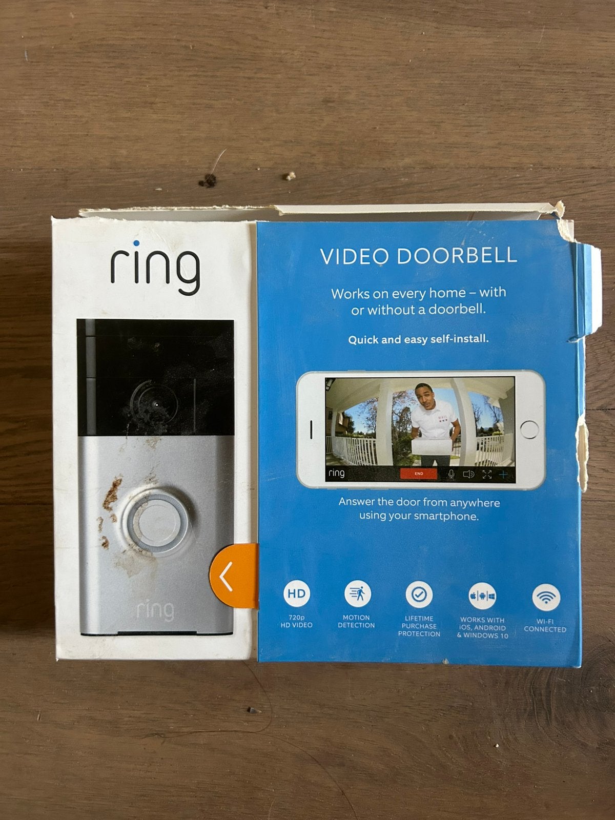 Ring video doorbell, Ophalen of Verzenden, Zo goed als nieuw