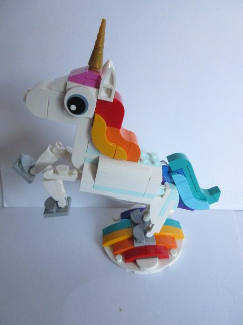 31140, Magische Eenhoorn, Unicorn., Ophalen of Verzenden, Zo goed als nieuw, Complete set, Lego
