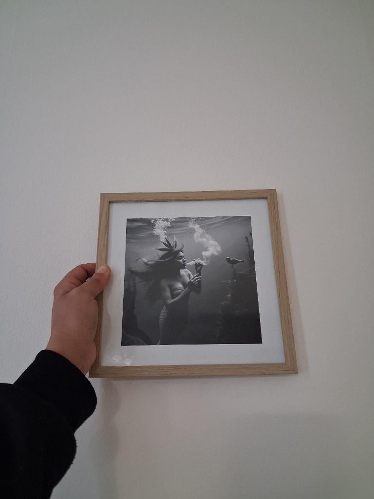 Kunstzinnig foto in foto lijst, Huis en Inrichting, Woonaccessoires | Lijsten, Ophalen, Minder dan 50 cm, Nieuw, Minder dan 50 cm