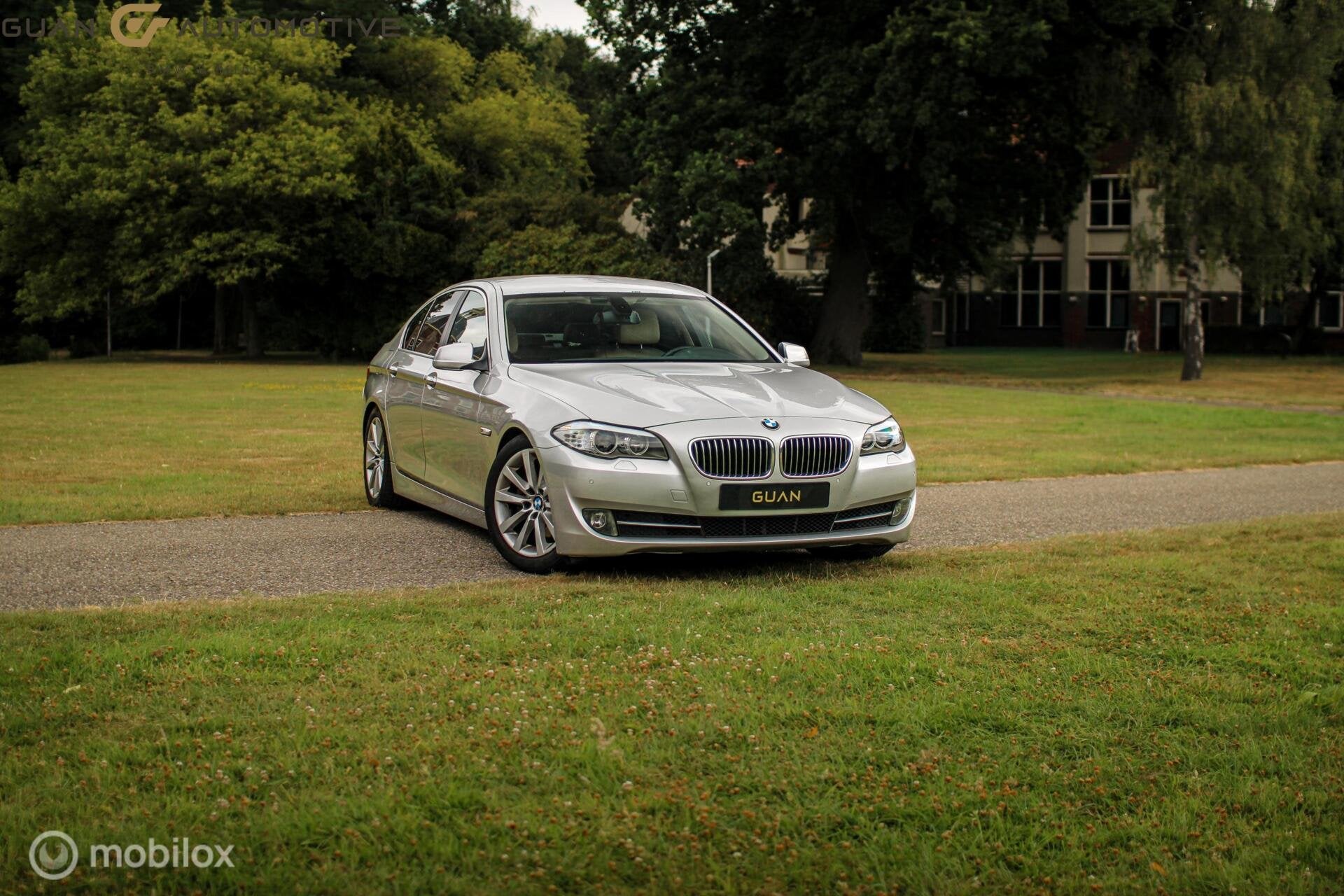 BMW 5-serie 528i High Executive, Auto's, Euro 5, Achterwielaandrijving, Beige, 258 pk