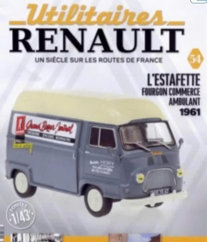 Renault Estafette 1961 schaal 1/43 Utilitaires # 54, Hobby en Vrije tijd, Verzenden, Nieuw, Auto, Overige merken