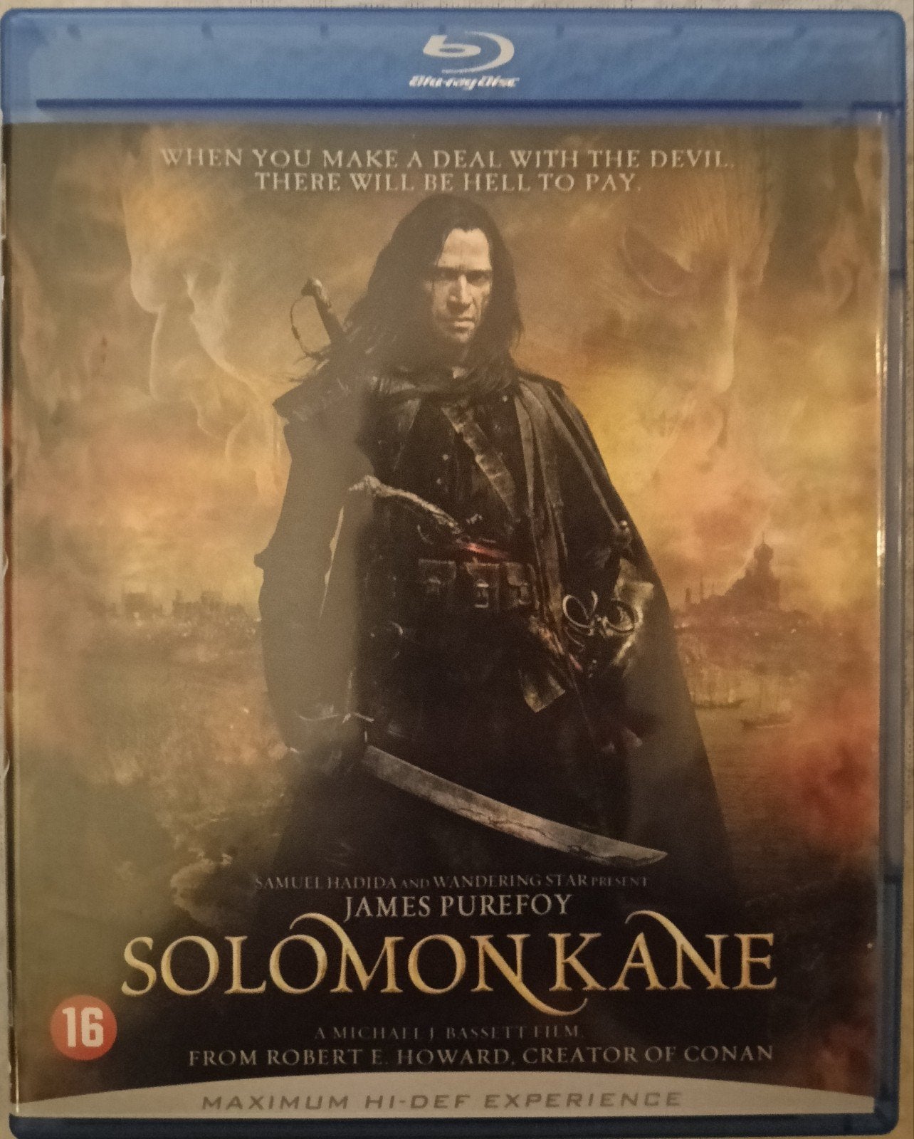 Solomon Kane bluray, Cd's en Dvd's, Ophalen of Verzenden, Zo goed als nieuw, Muziek en Concerten