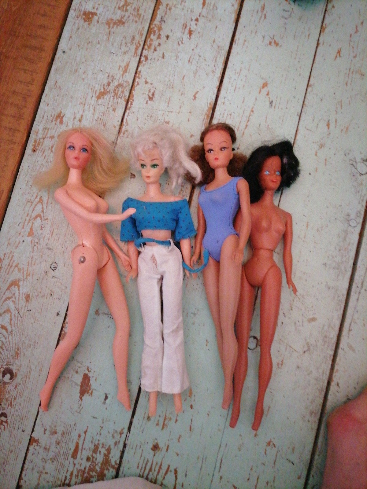 Vintage barbie poppen, Ophalen of Verzenden, Gebruikt, Fashion Doll