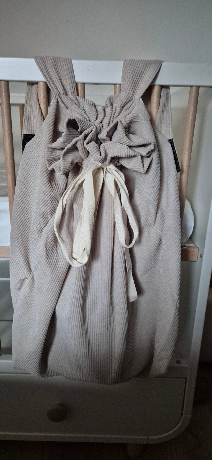 Jollein Bed Organizer Ribcord Beige, Verzenden, Zo goed als nieuw