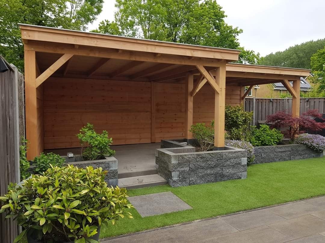 Douglas houtbouw, maatwerk veranda, carport, tuinkamers, Ophalen