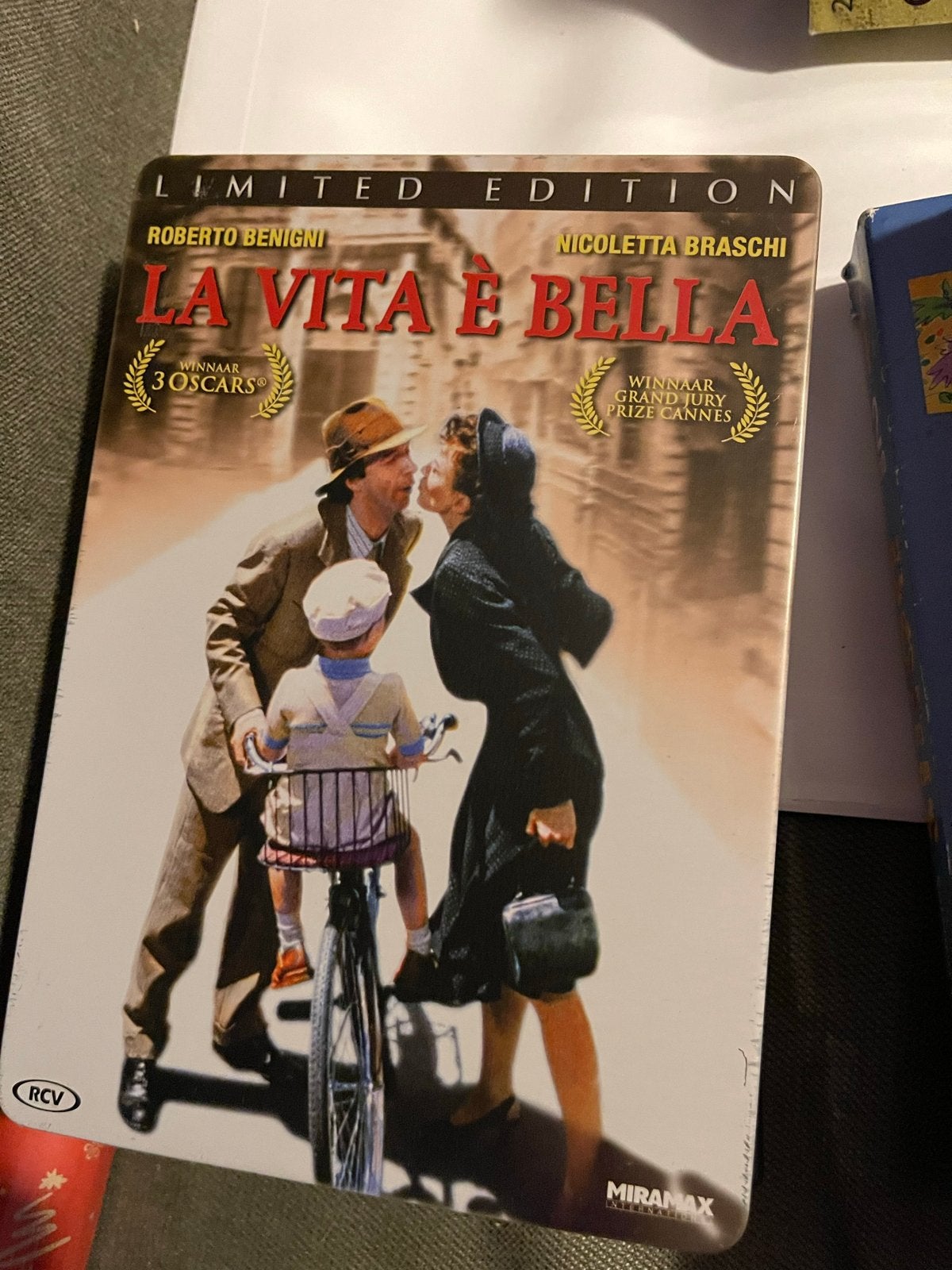 La Vita è Bella (Limited Edition) DVD - Roberto Benigni, Cd's en Dvd's, Dvd's | Drama, Gebruikt, Waargebeurd drama, Vanaf 12 jaar