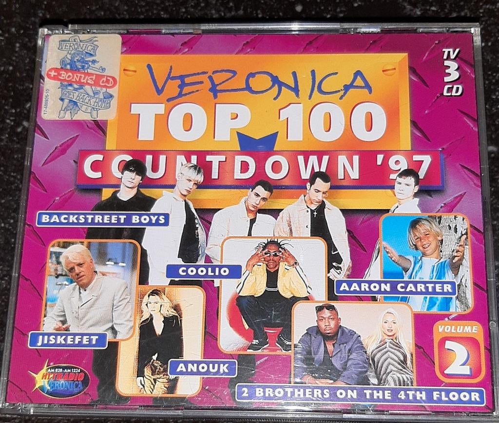 Veronica top 100 countdown '97 volume 2 3cdbox, Cd's en Dvd's, Ophalen of Verzenden, Zo goed als nieuw, Pop