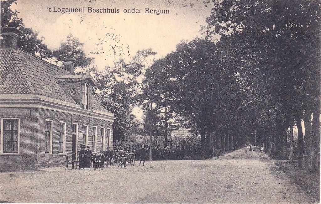 BERGUM `T LOGEMENT   BOSCHHUIS, Ophalen of Verzenden, Voor 1920, Noord-Brabant