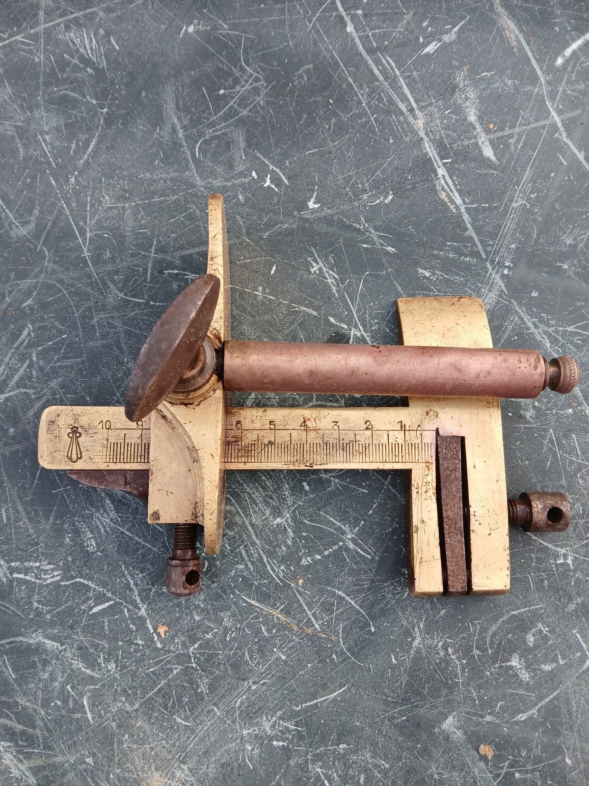 Antieke Messing Leersnijder J. Dixon (Plough Gauge) – Zadelm, Ophalen of Verzenden