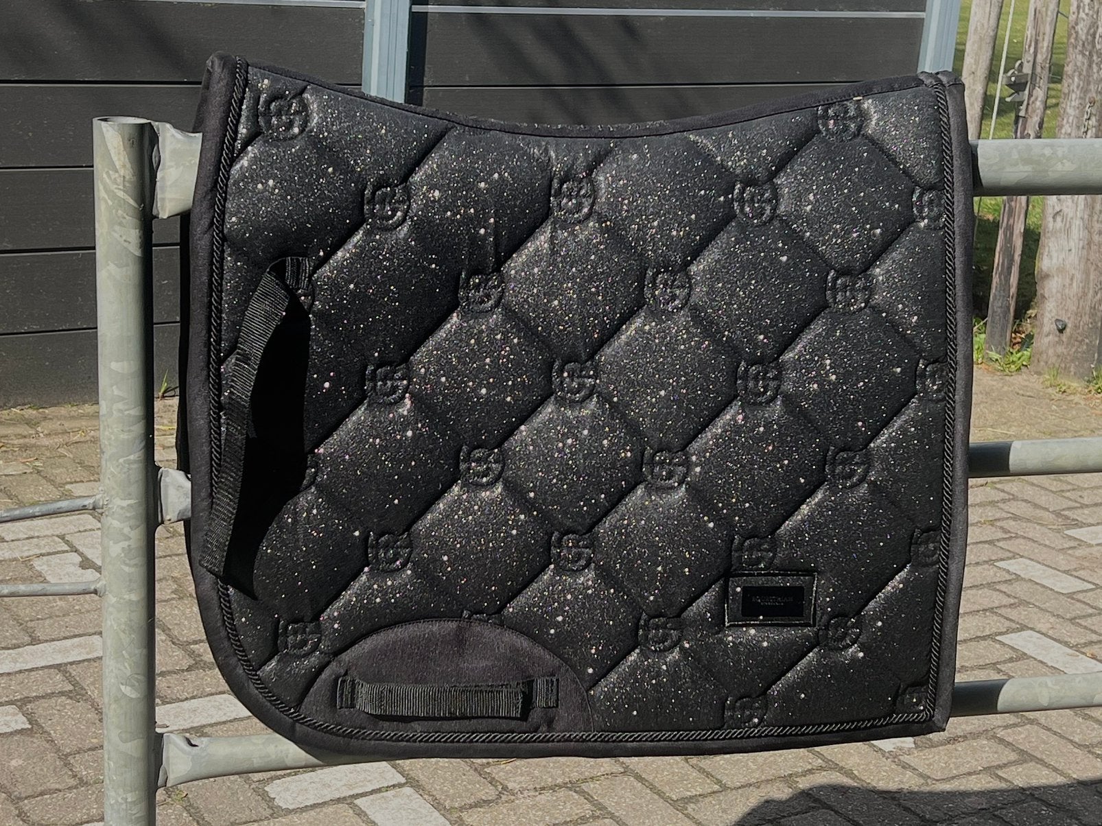 Equestrian Stockholm dressuur dekje zwart glitter, Ophalen of Verzenden, Zo goed als nieuw