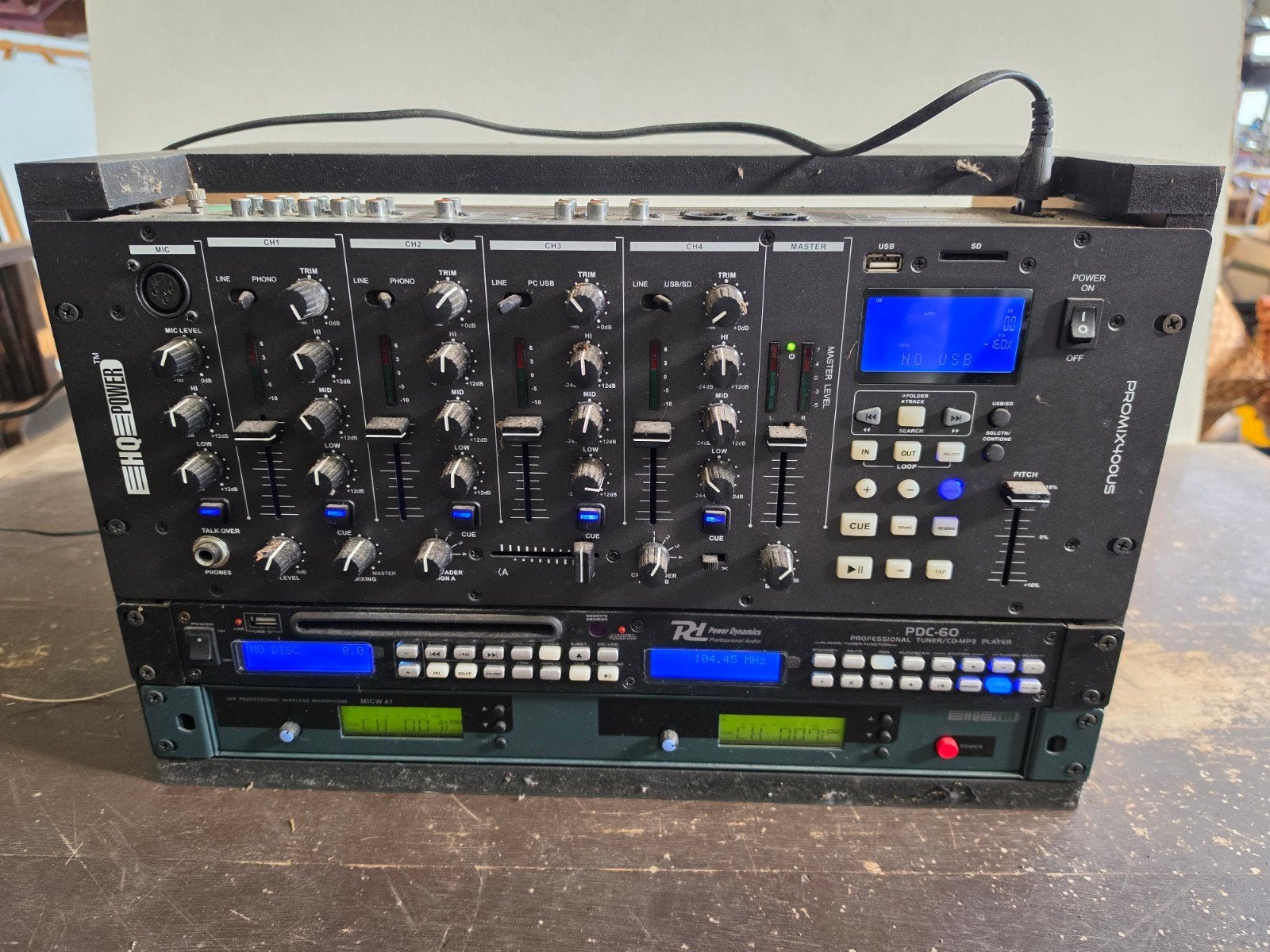 mengpaneel met cd, usb, tuner etc, Ophalen of Verzenden, Gebruikt, Cd-speler, Overige merken