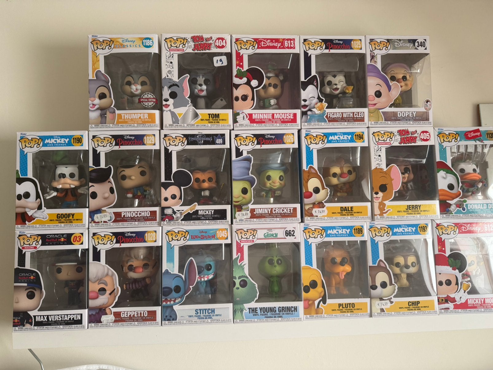 Grote collectie Funko Pop! figuren (Disney, Sport, etc.), Ophalen, Zo goed als nieuw