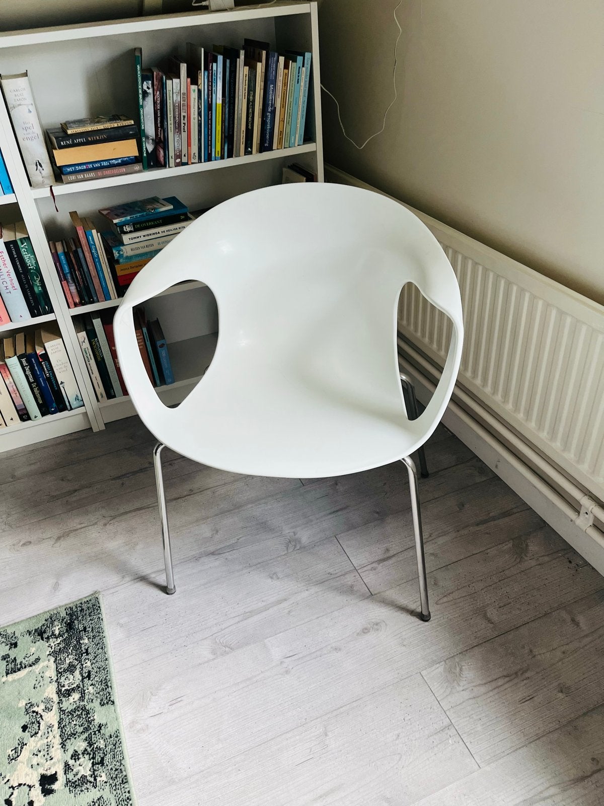 4 stuks Moderne witte stoel - REDI flick - Made in Portugal, Ophalen, Gebruikt, Kunststof