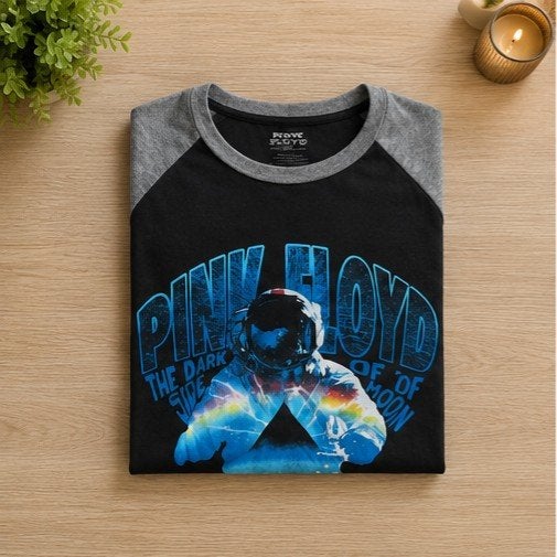 Pink Floyd The Dark Side Of The Moon Astronaut T-shirt, Pink Floyd, Zwart, Ophalen of Verzenden, Zo goed als nieuw