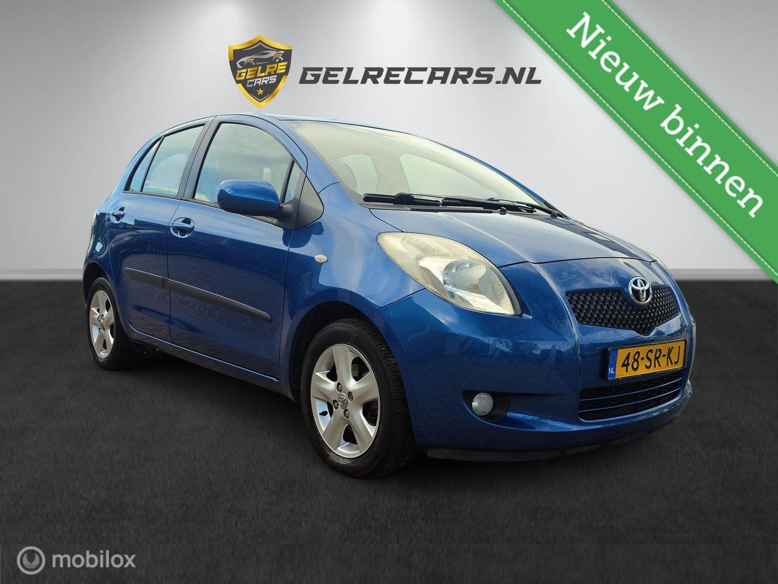 Toyota Yaris 1.3 VVTi Luna TOPSTAAT !, Auto's, Stof, Zwart, 4 cilinders, Automatische klimaatregeling