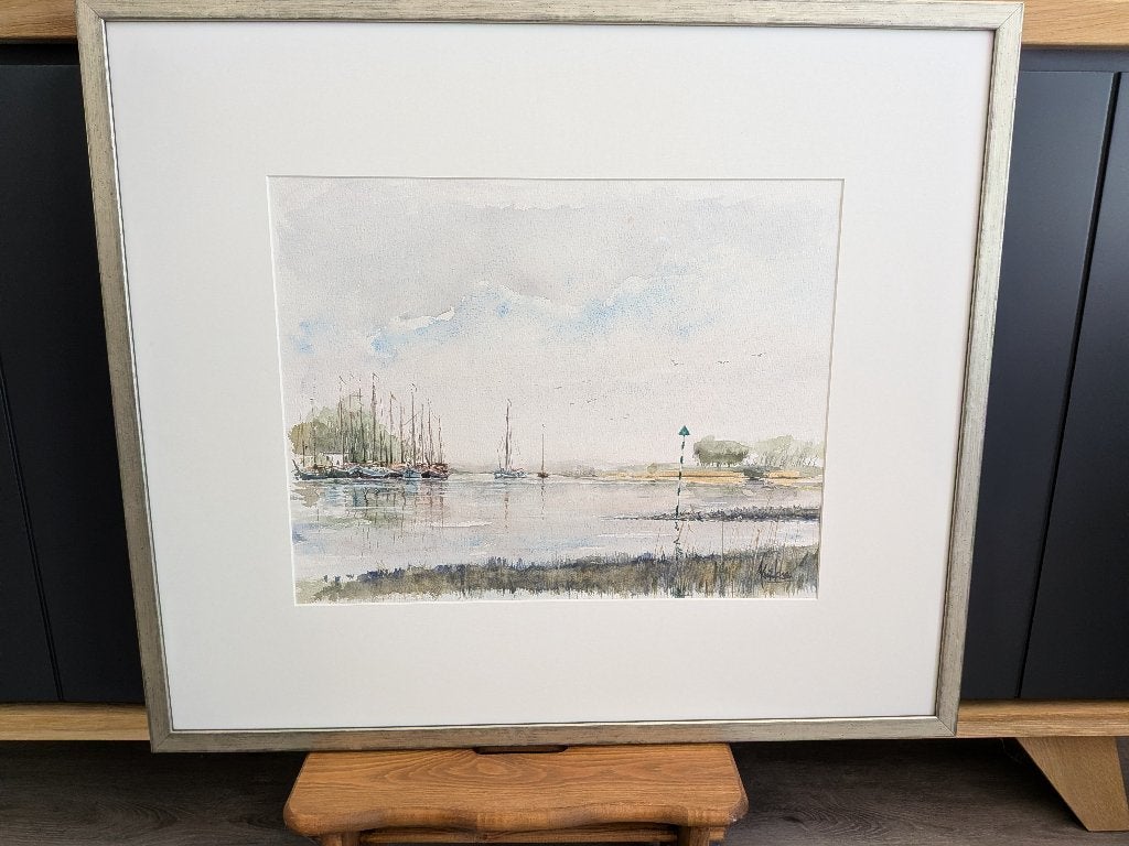 Aquarel, Ophalen, Overige stijlen, Overige ondergronden, Landschap
