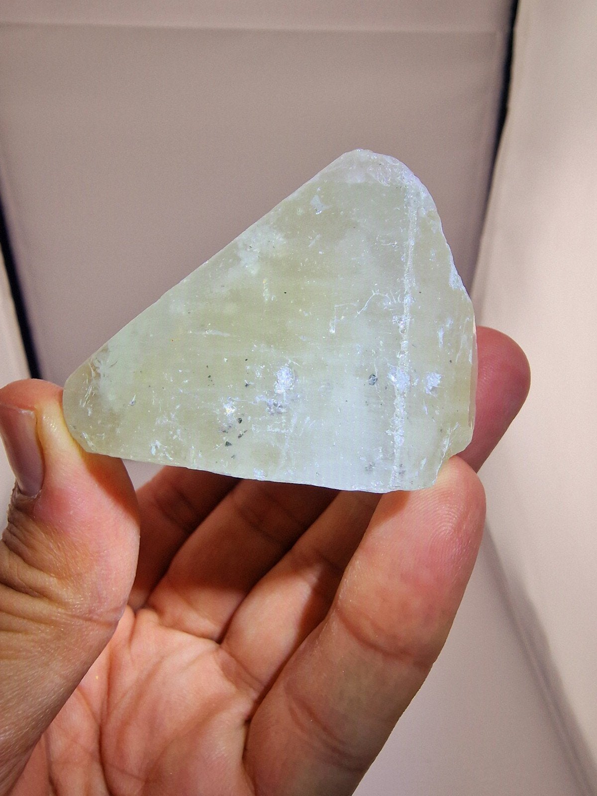 Grote Topaas Kristal N182 - 233 gram, 4cm x 6x6cm, Ophalen of Verzenden
