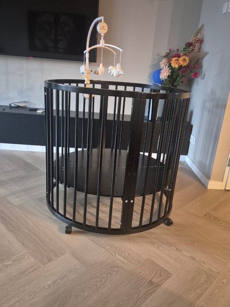 verrijdbare ronde box, Kinderen en Baby's, Boxen, Gebruikt, Rond, X, Wieltjes
