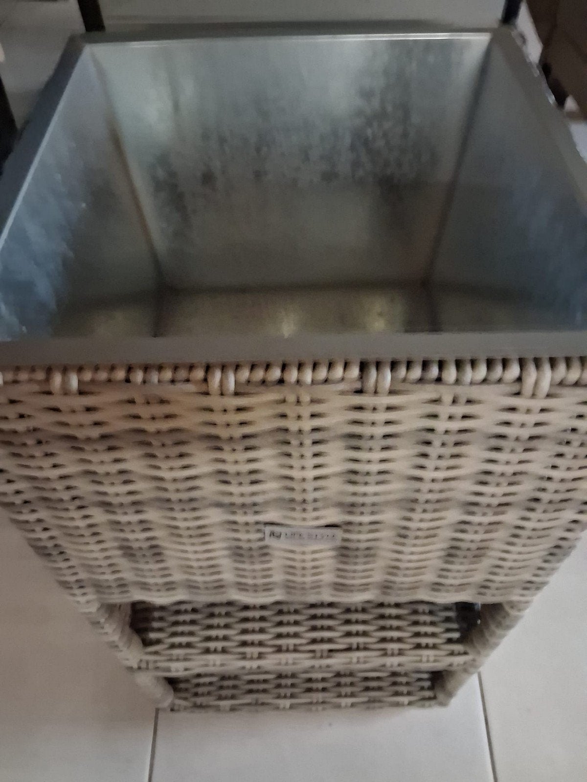 Wicker Wijn- of Drankkoeler met Opbergruimte, Tuin en Terras, Ophalen, Zo goed als nieuw