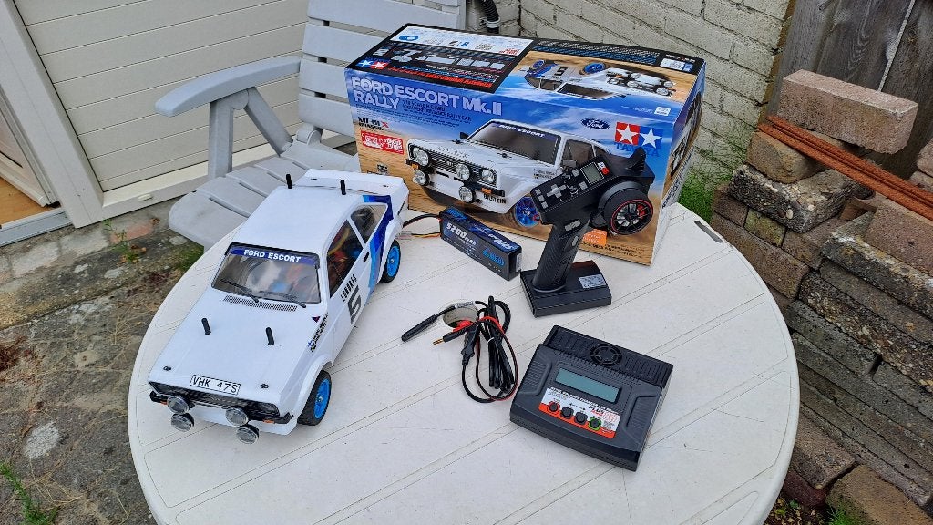 Tamiya MF01-X Ford Escort, RTR, 1:10., Elektro, Ophalen of Verzenden, Zo goed als nieuw, Schaal 1:10