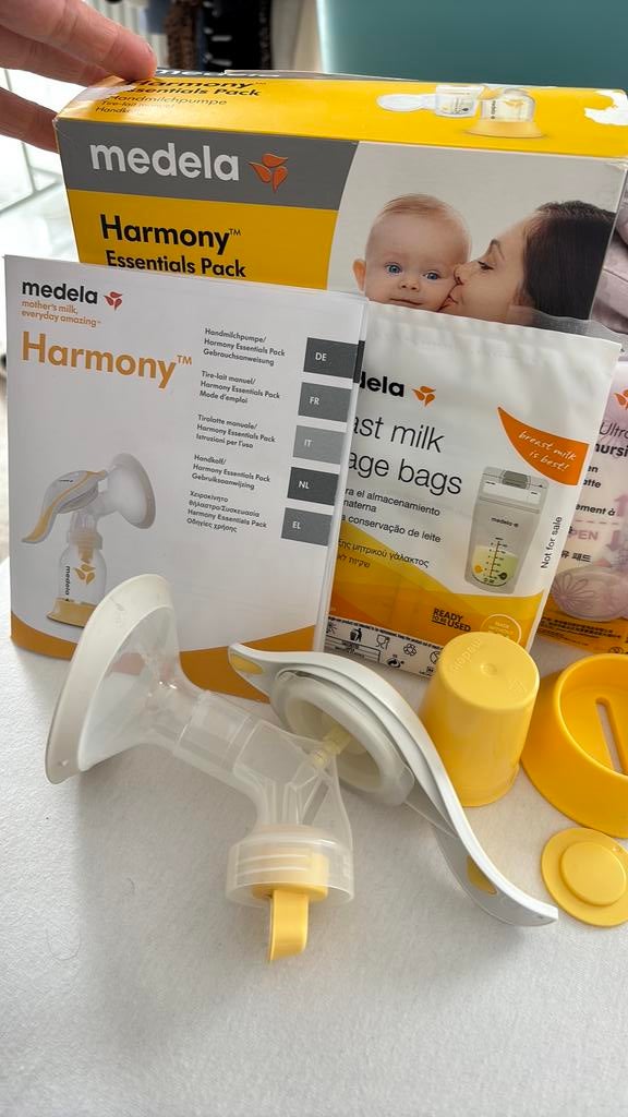 Handkolf Medela Harmony, Kinderen en Baby's, Babyvoeding en Toebehoren, Ophalen of Verzenden, Zo goed als nieuw, Borstkolf