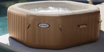Intex PureSpa Bubble Massage Jacuzzi - Onderdelen, Ophalen, Gebruikt, Filter, Opblaasbaar