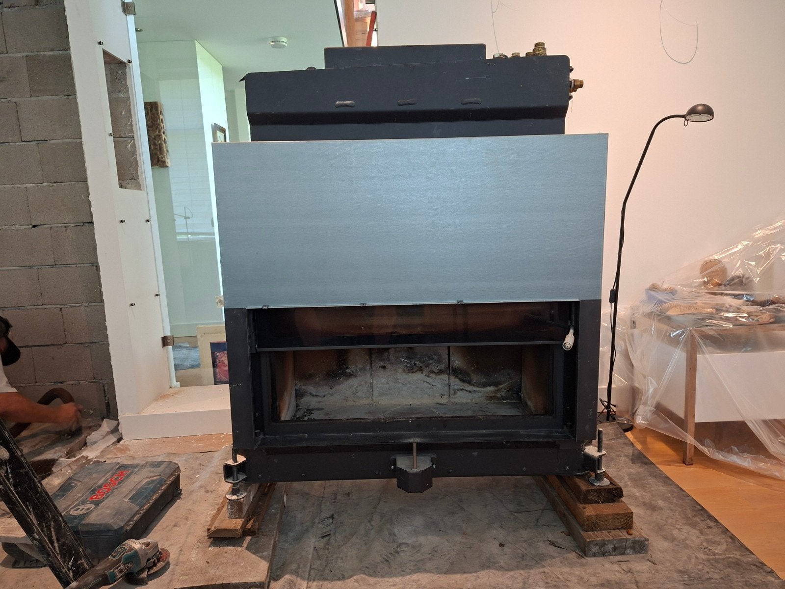 Houtkachel cv Brunner, Ophalen, Gebruikt, Hout, Houtkachel