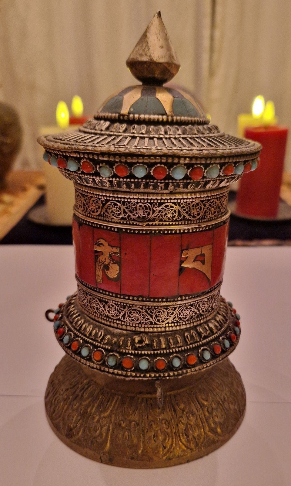 Traditionele Tibetaanse Gebedsmolen, Ophalen of Verzenden