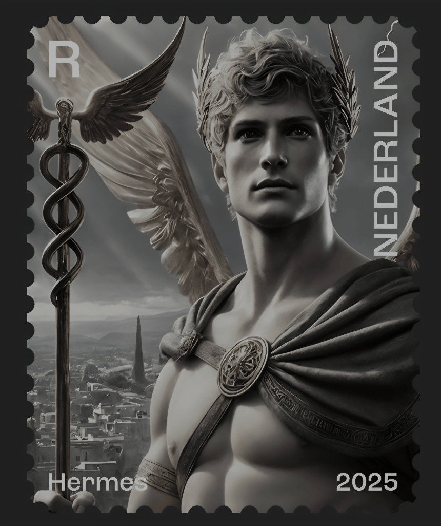 Unieke starters pack crypto stamps ZWART PostNL, Verzenden, Na 1940, Postfris