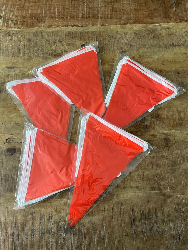 Oranje vlaggetjes 10 meter! €0,85 Nieuw in verpakking, Diversen, Ophalen of Verzenden, Nieuw
