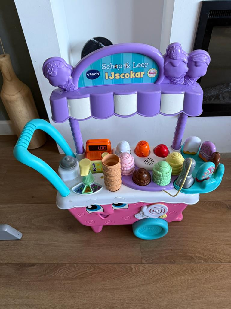 ijscokar deluxe vtech, Kinderen en Baby's, Speelgoed | Vtech, Ophalen, Zo goed als nieuw