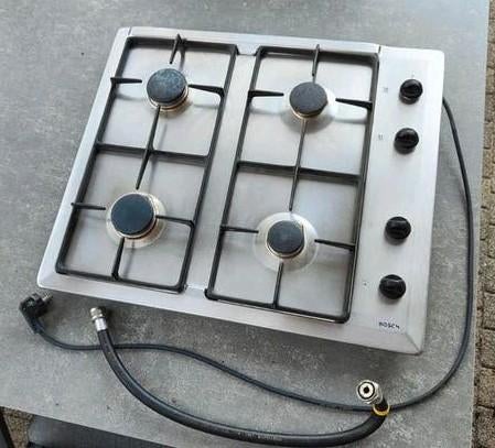 Bosch inbouw gasfornuis, 4 pits, 57x51cm, Witgoed en Apparatuur, Fornuizen, Ophalen, Gebruikt, Minder dan 85 cm, 4 kookzones