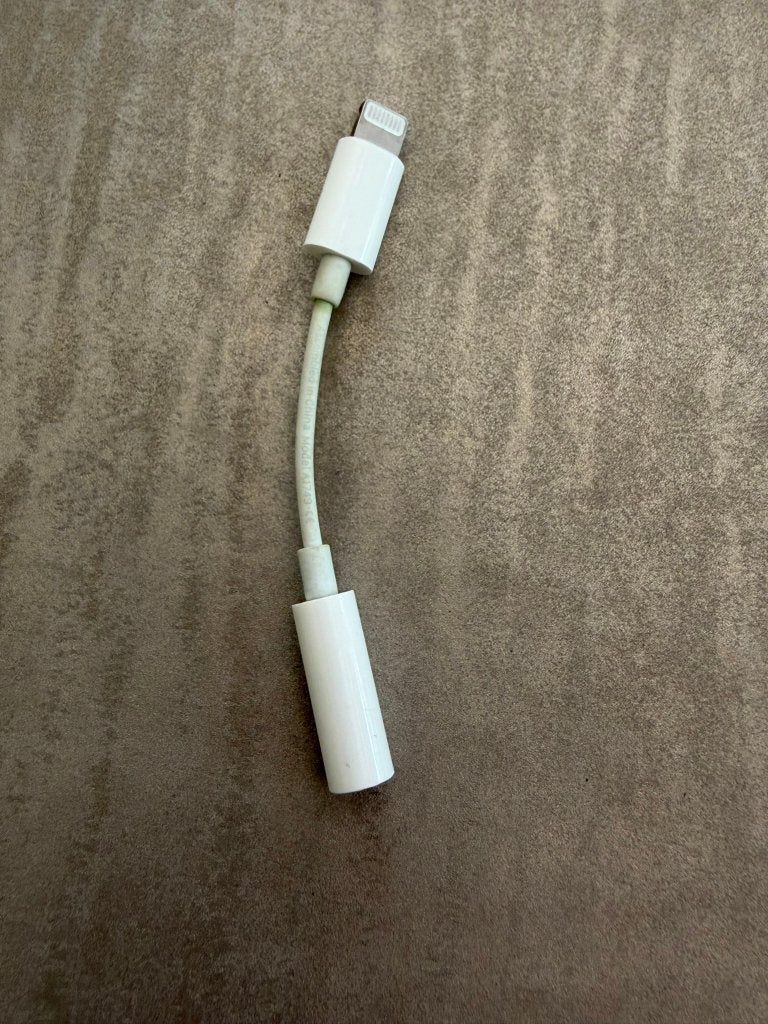 Apple iPhone X audio kabel Lightning naar 3,5 mm, Ophalen of Verzenden, Zo goed als nieuw, Overige typen