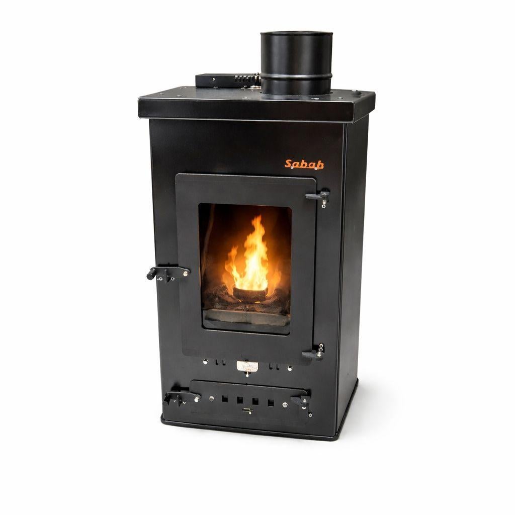 Sabah PLT03 Pelletkachel – Staal – 13 kg – 8 kW, Ophalen, Overige brandstoffen, Nieuw, Pelletkachel
