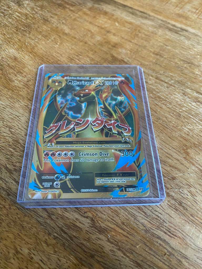 Pokémon M Charizard EX 101/108 Kaart, Verzenden, Zo goed als nieuw, Losse kaart