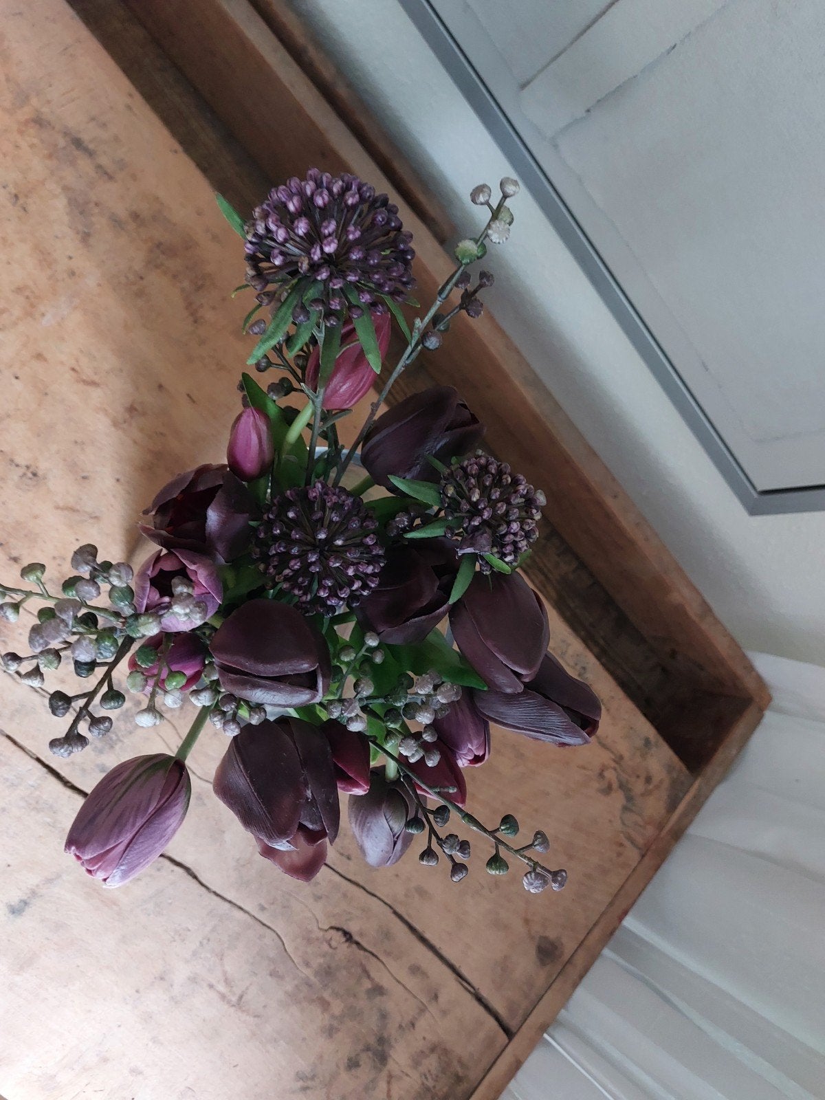 mooie grote bos kunst tulpen met siertakken exclusief vaas, Ophalen