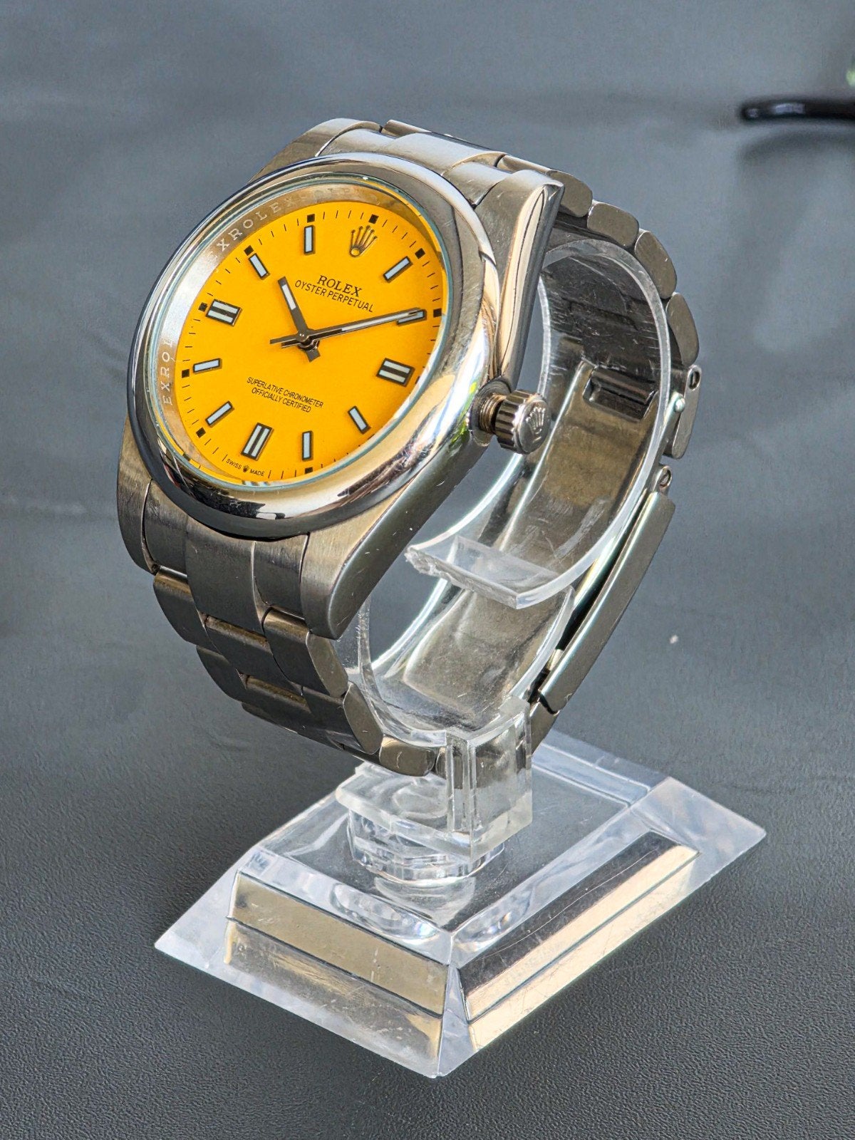 Rolex Oyster Perpetual 41mm – Gele Wijzerplaat  |  Horloge, Sieraden, Tassen en Uiterlijk, Horloges | Antiek, Ophalen of Verzenden