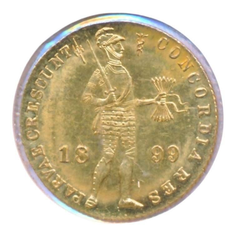 Nederland Gouden Dukaat 1899, Ophalen of Verzenden, Goud