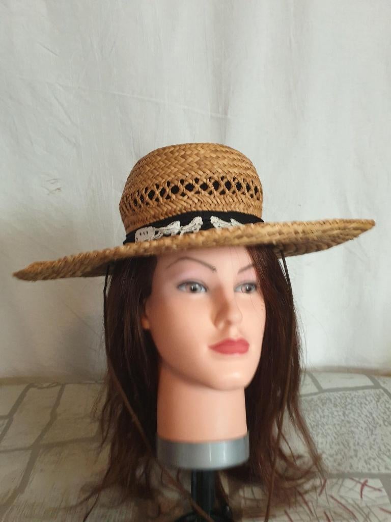 Leuke cowboy strohoed, kindermaat., Kleding | Dames, Carnavalskleding en Feestkleding, Carnaval, ., Ophalen of Verzenden, Zo goed als nieuw
