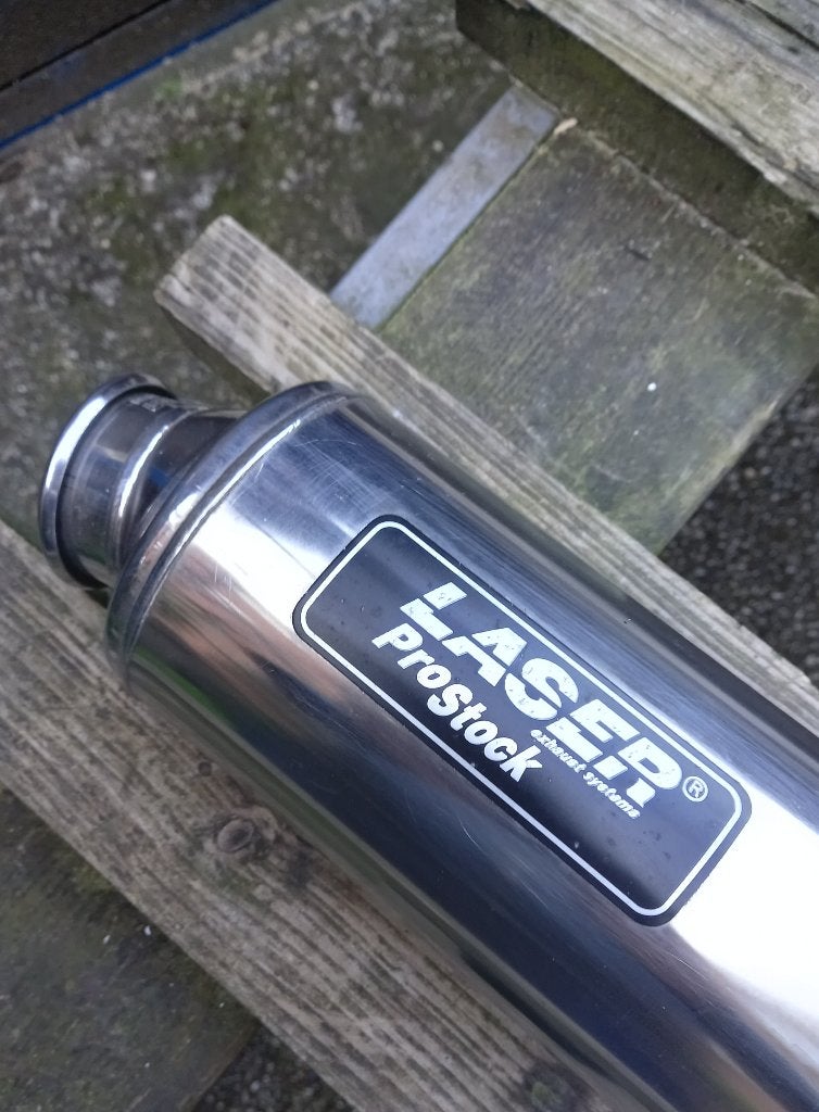 rvs LASER pro stock sportdemper aansluitdiameter 60 mm, Ophalen of Verzenden