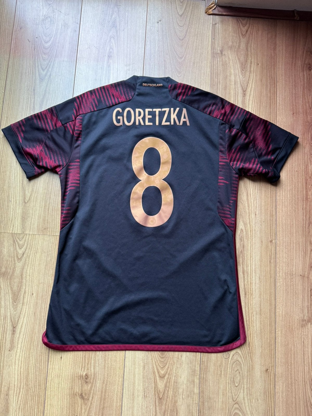 Origineel voetbalshirt Duitsland Leon Goretzka #8, Maat M, Ophalen of Verzenden, Zo goed als nieuw, Shirt