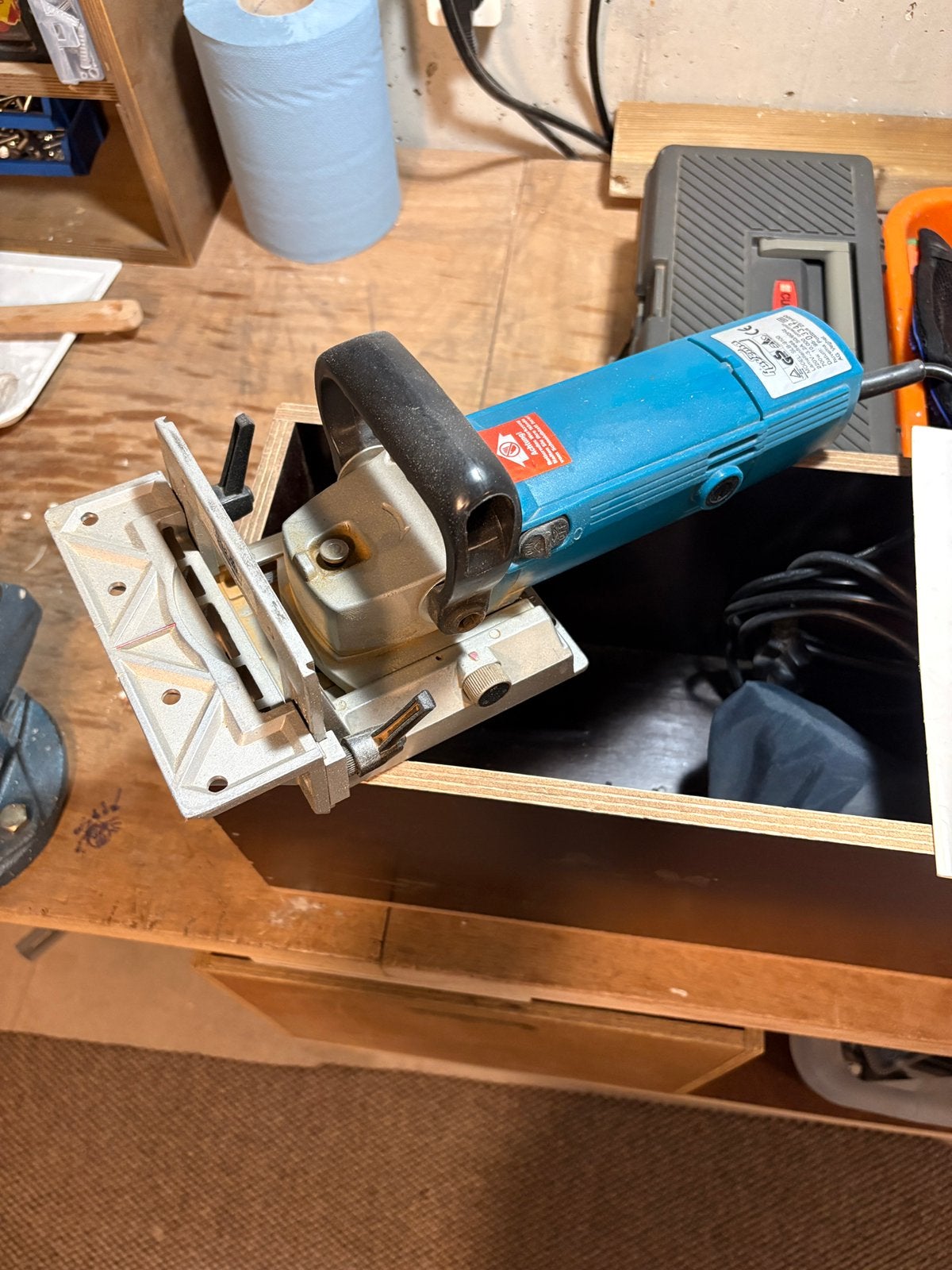Lamello frees, Ophalen, Zo goed als nieuw, Minder dan 700 watt, Haakse handslijpmachine