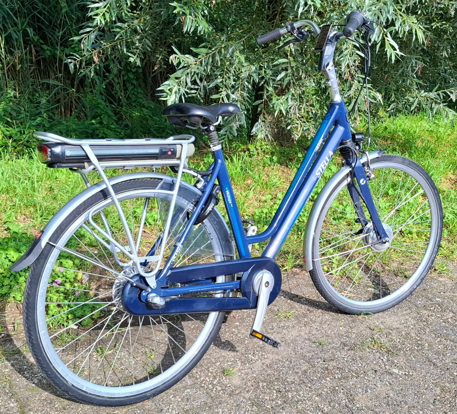 Fijne blauwe Stella Ebike, elektrische damesfiets ✅, Fietsen en Brommers, Fietsen | Dames | Damesfietsen, Ophalen, Versnellingen