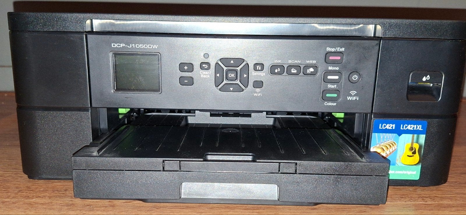 Brother DCP-J105DW All-in-one printer - Zo goed als nieuw, Computers en Software, Ophalen, Inkjetprinter, All-in-one, Draadloos