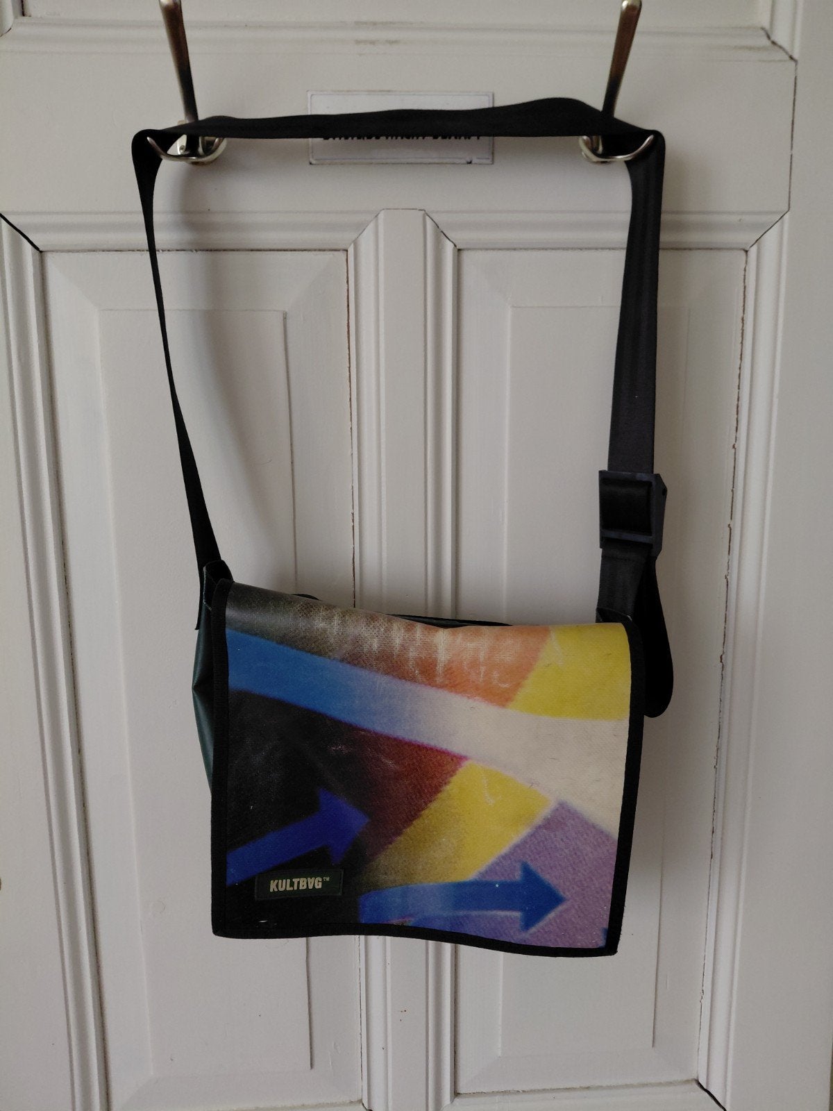 Kultbag schoudertas, Ophalen of Verzenden, Zo goed als nieuw, Zwart