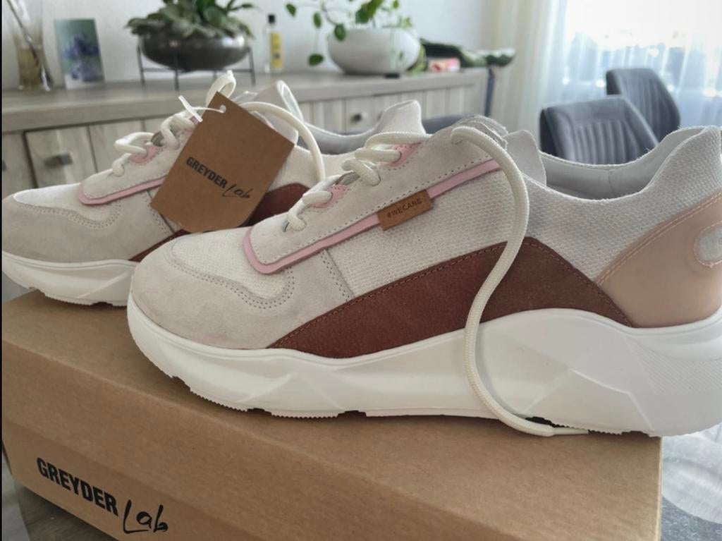 Nieuwe Greydeder Lab sneakers maat 42, Kleding | Dames, Ophalen of Verzenden, Nieuw, Beige, Sneakers of Gympen